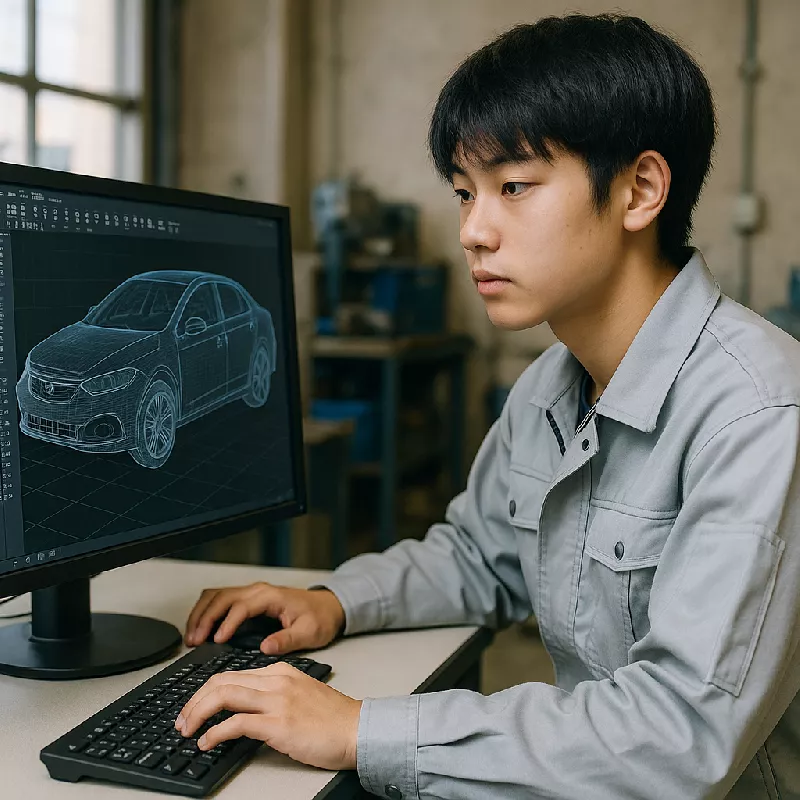 【昇給・賞与あり】大手企業で未経験OKの自動車エンジニア募集